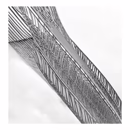 an abstract photo of the underside part of a structure