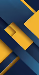 a group of blue and yellow lines connected to each other