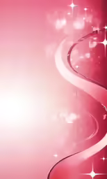 some pretty pink stars are shining in the sky