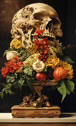 a large vase filled with a very nice bouquet of flowers