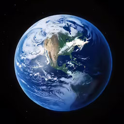 an image of the earth from space