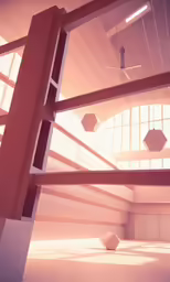 a light that is shining through some glass