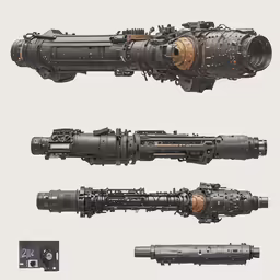 a computer generated image of some type of machine