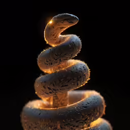 a close up of a lit christmas tree