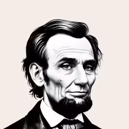a abraham lincoln portrait by michael d evans