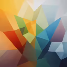 an abstract background made up of bright colors