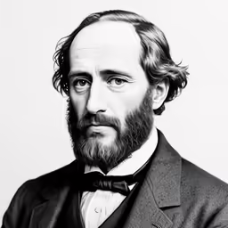 a man with a beard and a suit
