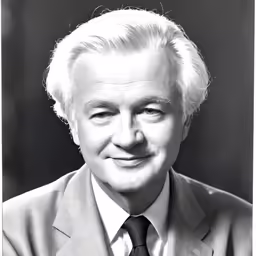 a man smiling and wearing a suit and tie