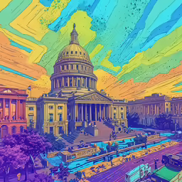 an image of the united states capitol building