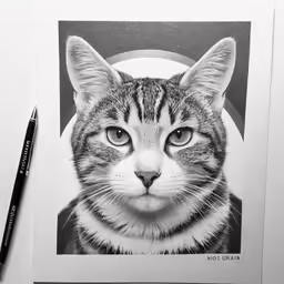 a close up of a cat with its eyes open