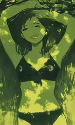 an image of a women that is underwater