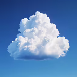 the big white cloud is very tall and heavy