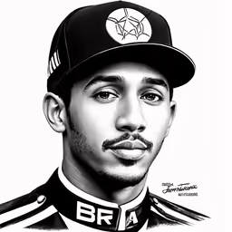 the man is posing for a photo in black and white