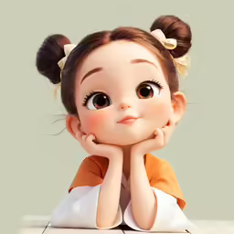 an image of a little girl that is posing for the camera