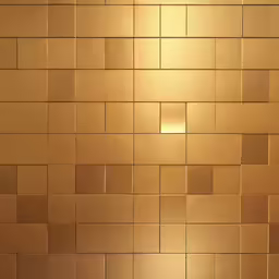 a photo taken in gold, with squares arranged into rows