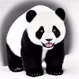 there is a picture of a panda bear on this page