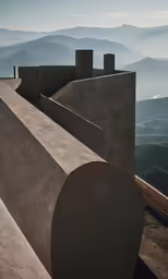 a picture taken from the top of a tall building