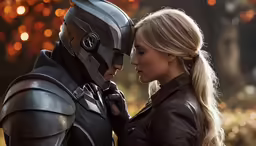 two woman dressed as characters from the movie the knight and the lady