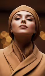 an image of a woman with her eyes closed