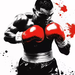 an image of a boxer with his hands on his hips