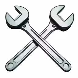 two wrenches and a screwdriver are seen in this file