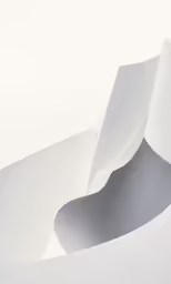 a curved slope appears to be casting a shadow