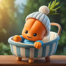 a toy that is sitting in a bath tub