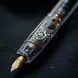 this is an image of a pen that appears to be inside
