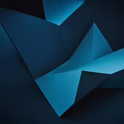 a photo taken on a black background with blue color
