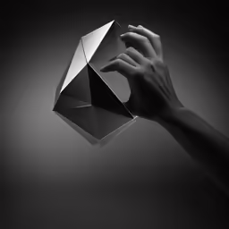 the image shows the design of a crystal diamond