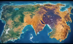 an illustration of a large scale map of the land