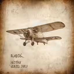 a plane flies low into the sky with an old look