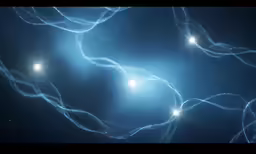 lights are shining brightly in the dark night sky