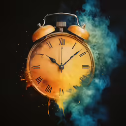 an alarm clock with its time eleven forty three