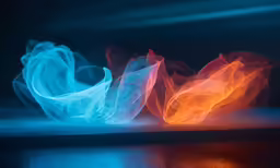 the colors of some smoke are shown here