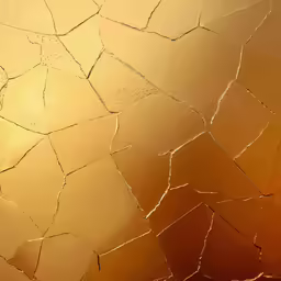 a gold metallic texture wall with cracks