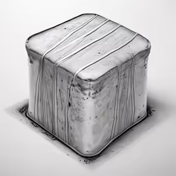 a silver suitcase on the ground