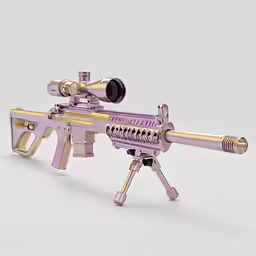 a toy gun is on the white background