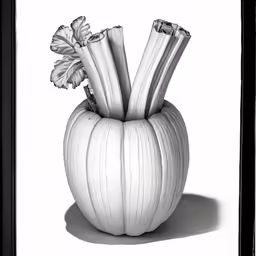 a glass vase that has been cut open with a flower
