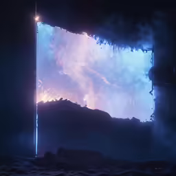 some type of background in the dark sky