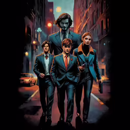 the cover of pulp fiction comic movie