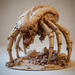a very strange looking object made out of wood