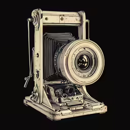 the first portable camera built by dr s in the early 1900s
