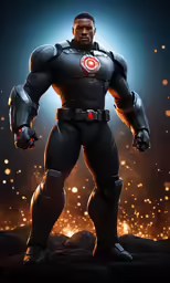 the new iron man character is shown in this still photo