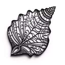 a decorative paper cut on a white background