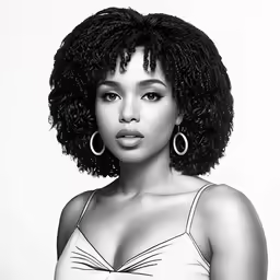 a black woman wearing a bra top