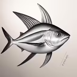 a fish with sharp sharp teeth looks like it is holding its beak