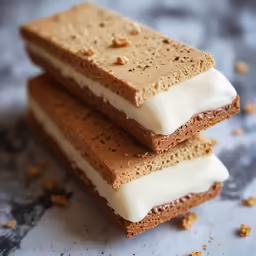 an image of three healthy crackers with icing