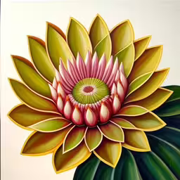 this is a painting of a lotus flower,this painting has lots of flowers on it