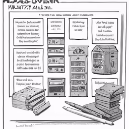 a print out of a kitchen organization system